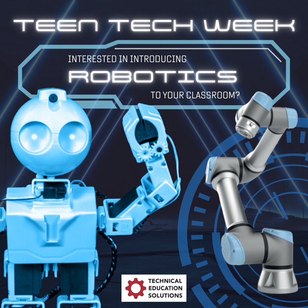 Techedusolution's tweet image. As we wrap up #TeenTechWeek - TES encourages you to think outside the box! Interested in introducing robotics to your classroom? We have innovative equipment and curriculum that will elevate your classroom. Contact us today at tes-labs.com 🌐