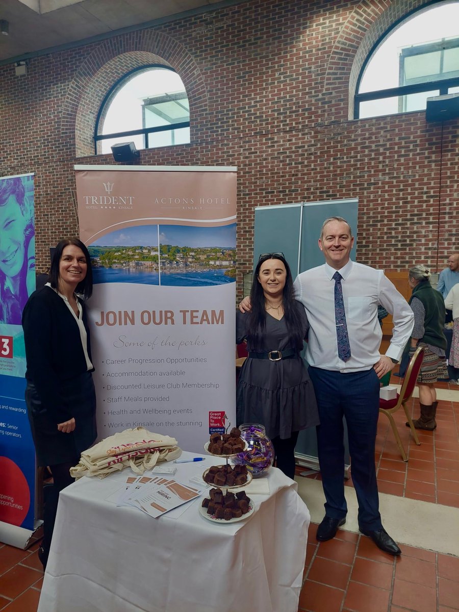 We are delighted to be the MTU Tourism &amp; Hospitality Career Day 🤩🥳 don’t miss the chance to speak to Paula, Ger &amp; Siobhain to hear about all the fantastic career opportunities at Actons &amp; Trident Hotel ✨ 
#ExploreTourism24 #mtucareers #mtu #greatplacetowork <a href="/TourismHospDept/">Tourism & Hospitality Department, MTU Cork Campus</a>