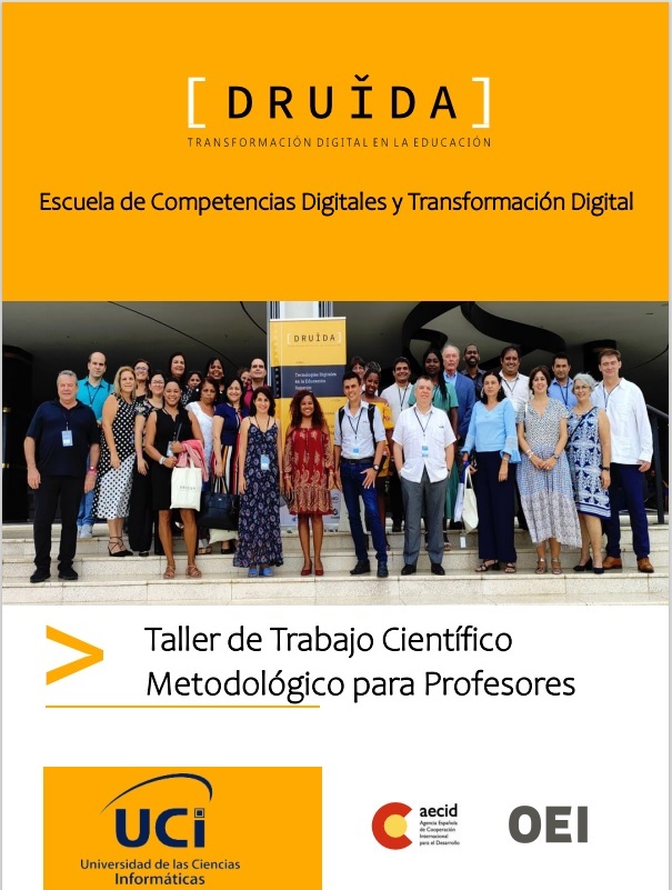 Los días 11 y 12 de marzo sesionará el taller para profesores de la "Escuela de competencias digitales y transformación digital" que organiza la <a href="/universidad_uci/">Universidad de las Ciencias Informáticas</a> en el marco del proyecto Druida para el desarrollo de tecnologías de educación digital.<a href="/AnaCapilla5/">Ana Capilla</a> <a href="/CubaMES/">MES</a>