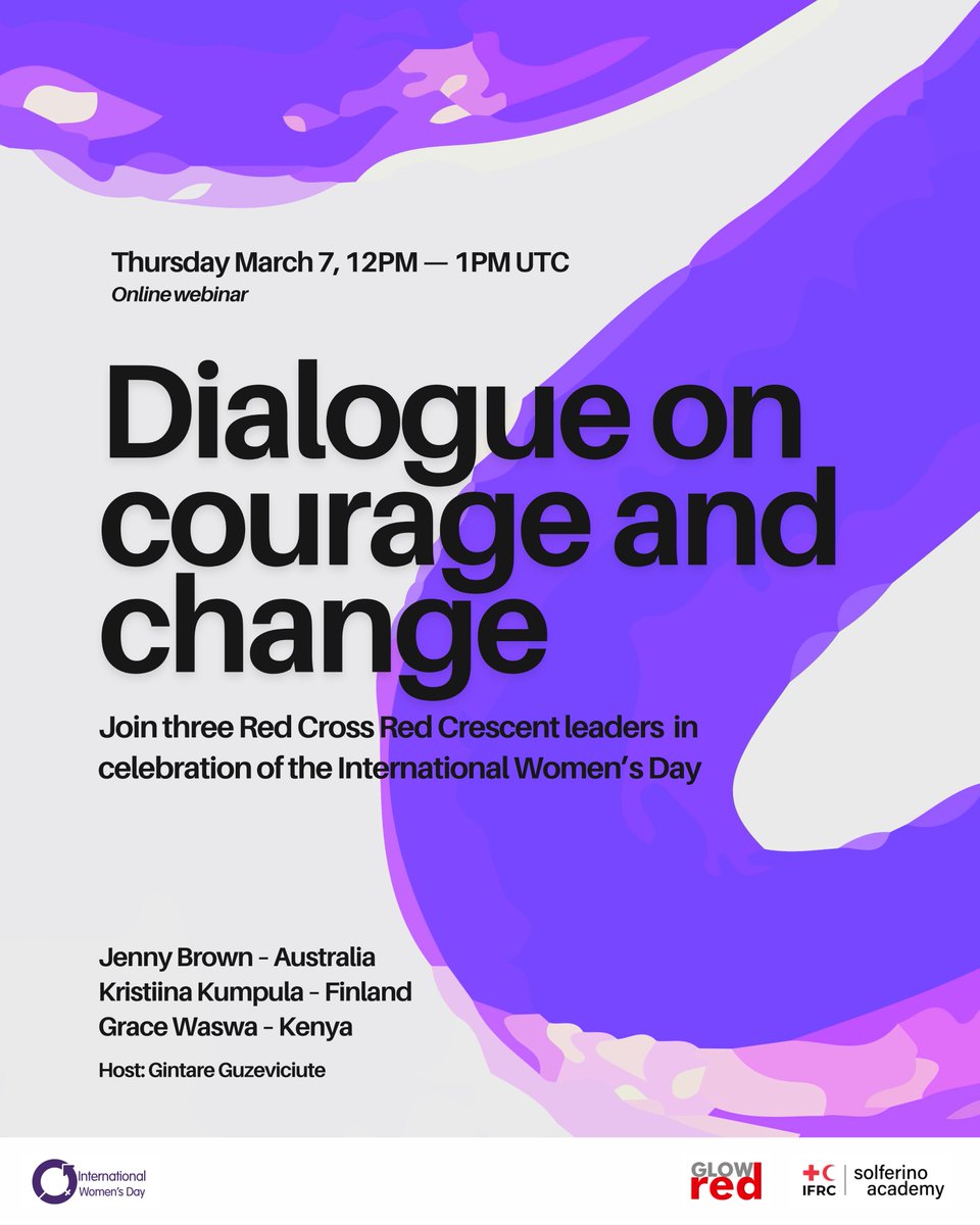 𝗜𝗻𝘁𝗲𝗿𝗻𝗮𝘁𝗶𝗼𝗻𝗮𝗹 𝗪𝗼𝗺𝗲𝗻'𝘀 𝗗𝗮𝘆 𝗶𝘀 𝗶𝗻 𝘁𝗵𝗲 𝗮𝗶𝗿! Do not forget to join our Dialogue on Courage and Change which will start in an hour🌟. You can also join the YouTube Livestream here: youtube.com/watch?v=hqMJ4G… #IWD2024 #InternationalWomensDay #InvestInWomen