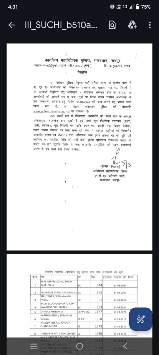 rpscAjmer01's tweet photo. SI भर्ती को रद्द करने के बजाय वेटिंग सूची निकली जा रही है । मतलब भर्ती को आगे बढ़ाया जा रहा है।
में आप सभी से गुजारिश करता हु की अब हमे सड़को पर आना होगा , इसलिए सभी छात्र आपस में जुड़े , इस पोस्ट को अधिक से अधिक #रिपोस्ट करे, शेयर करे और अपना #Contect no. कॉमेंट बॉक्स में डाले। https://t.co/Vk7k5wL6IX