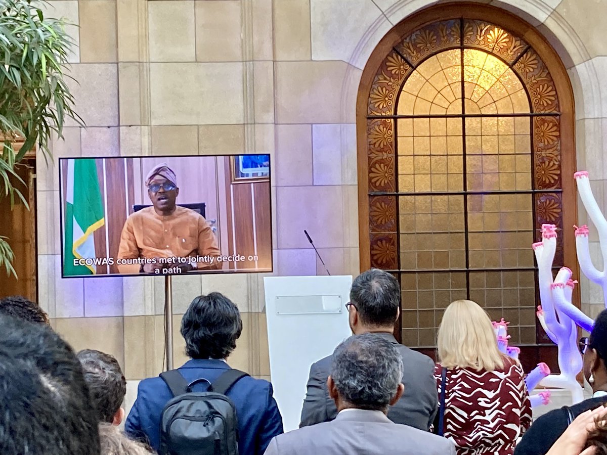 Nigeria’s H.E. Adegboyega Oyetola 🇳🇬confirms Nigeria and African states commitments to ratify #BBNJ🌊 and put in place highly and fully protected marine areas in areas beyond national jurisdiction.