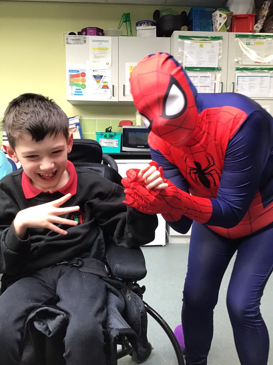 Snowdrop class wanted to say a big thank you to Spider-Man for coming into class to wish one of our pupils a happy birthday!