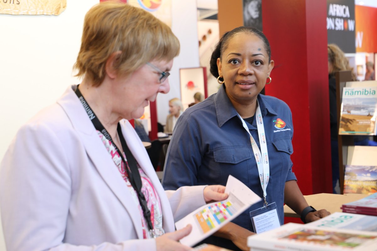 Tourism_Board's tweet photo. Destination #Namibia at ITB Berlin 2024, promoting #Namibia as a preferred destination of choice.
#visitnamibia #sharemynamibia #thisisnamibia https://t.co/seklZ4zLRl
