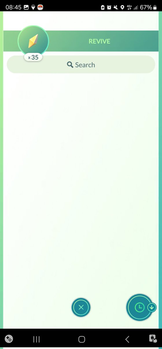 JakeStimpson's tweet photo. Quality of life suggestion: have a pop up that states all your Pokémon are at full health when pressing a potion or revive in your inventory instead of taking you to an empty page. #pokemongo #niantic #suggestion https://t.co/iXClVE2nSf