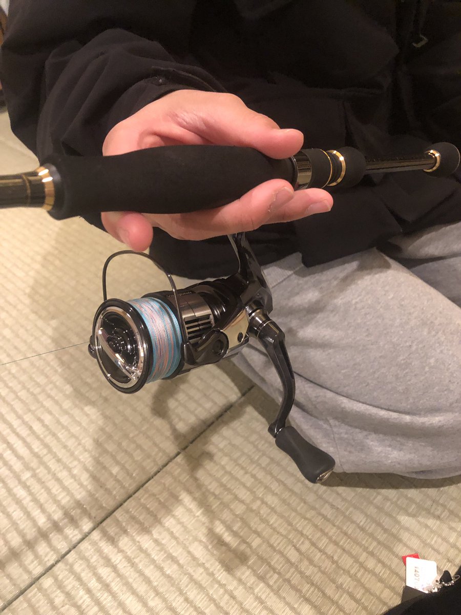 tttkkno's tweet photo. 息子の買い物第二弾
竿これまた高いなー
バンキッシュ装着して大興奮です https://t.co/UOxG7dNriZ