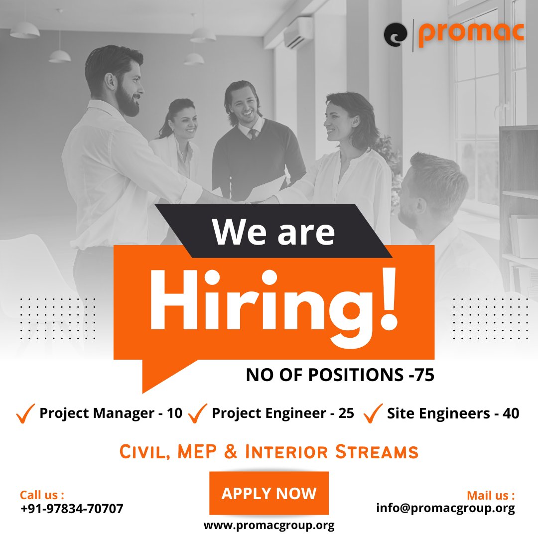 promac007's tweet image. Become part of The Best in Class..!!
Share your Resume with us on info@promacgroup.org

#promac #promacgroup #projectmanagement #hiring #jobs #jobsearch #recruitment #job #nowhiring #recruiting #career #employment #careers #hiringnow #work #jobseekers #hr #resume #jobopening #job