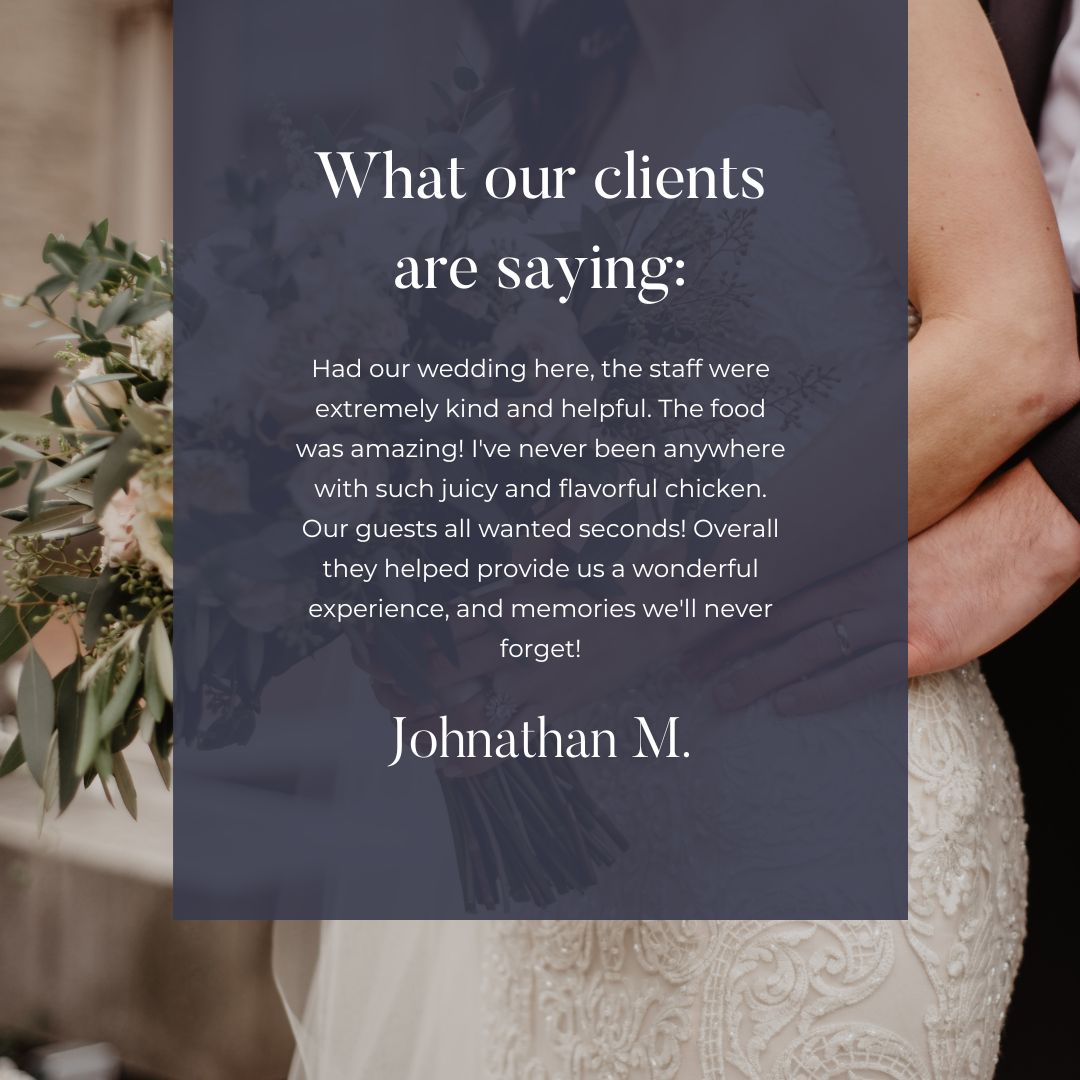 Our wedding venue is all about creating unforgettable moments that will stay with you forever. Our past clients can attest to the enchanting atmosphere that fills our venue.  Come to our venue and watch your love story unfold in the most beautiful way possible.