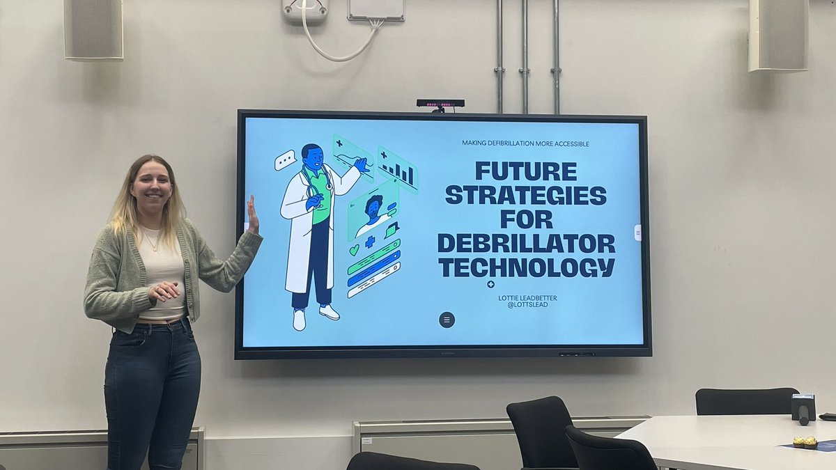 Our final day of Resuscitation Sciences presentations has begun! Opening Day 3 was @lottslead covering future strategies for defibrillator technology 🫀⚡️