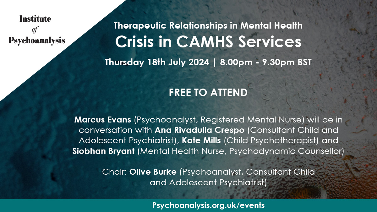 Join us for a crucial conversation aimed at outlining the problem, identifying causes, and exploring interventions that could make a meaningful difference. Firsthand accounts from clinicians working in frontline CAMHS teams about the pressures they face. ow.ly/BsJa50QMuOE