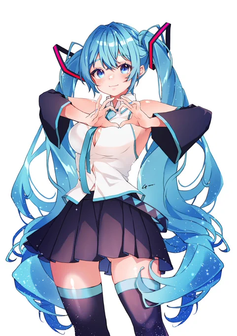 おっぱいに栄養が沢山行ってるみくちゃんを描くのが好きです #初音ミクがいっぱい見れるタグ 