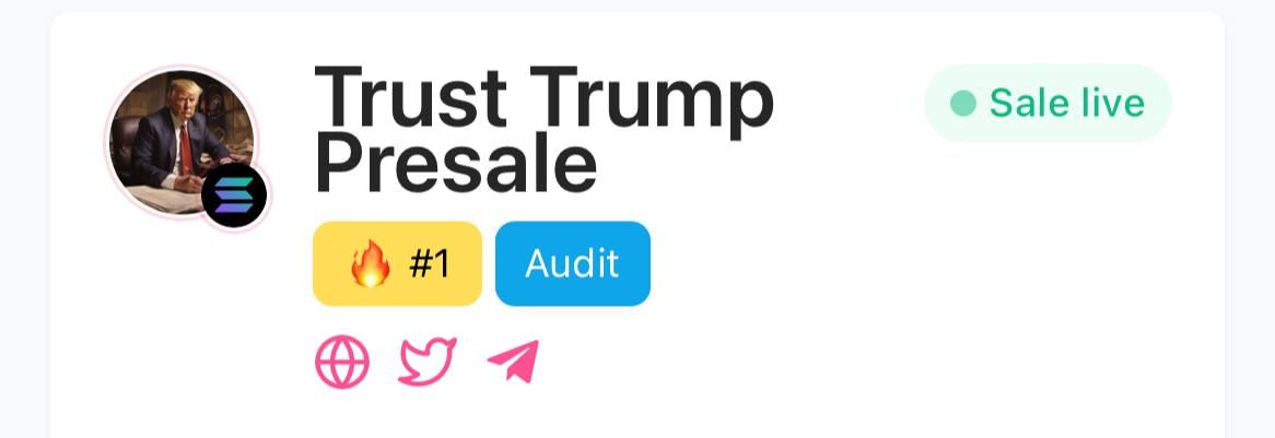 Trust Trump Token tweet media