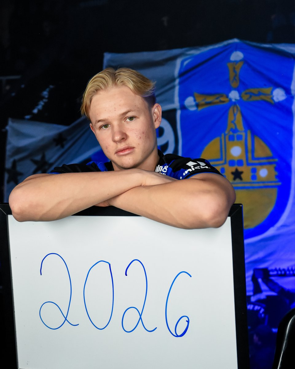 siriusfotboll's tweet photo. 2️⃣0️⃣2️⃣6️⃣ – den blåsvarta resan fortsätter för Hugo! https://t.co/FnEQ7Axuim