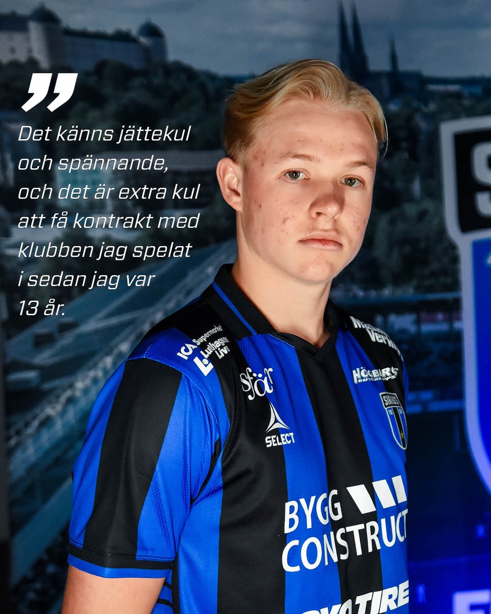 siriusfotboll's tweet photo. 2️⃣0️⃣2️⃣6️⃣ – den blåsvarta resan fortsätter för Hugo! https://t.co/FnEQ7Axuim