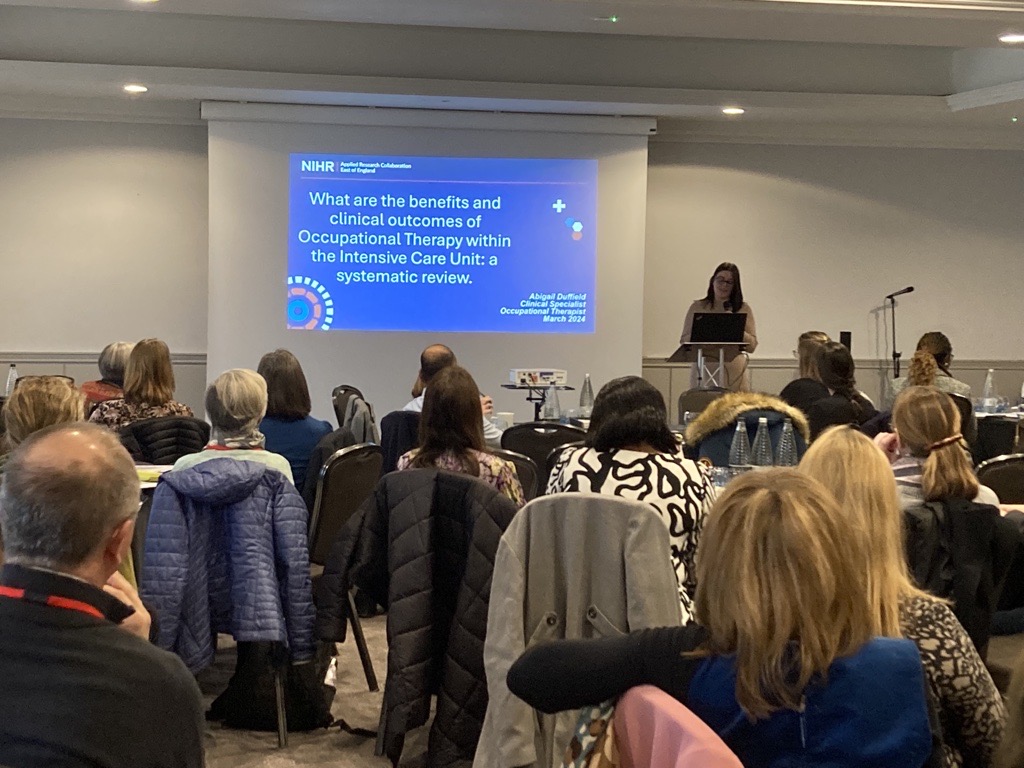 ARC_EoE's tweet photo. "Once we’ve completed the review, a pilot study will be developed and completed on the ICU"

Abigail is researching the benefits &amp; clinical outcomes of Occupational Therapy in the intensive care unit. Good luck with the next stages Abigail!

#ARCFellows #YourPathInResearch
🧵5/5 https://t.co/UdpkC3qErX