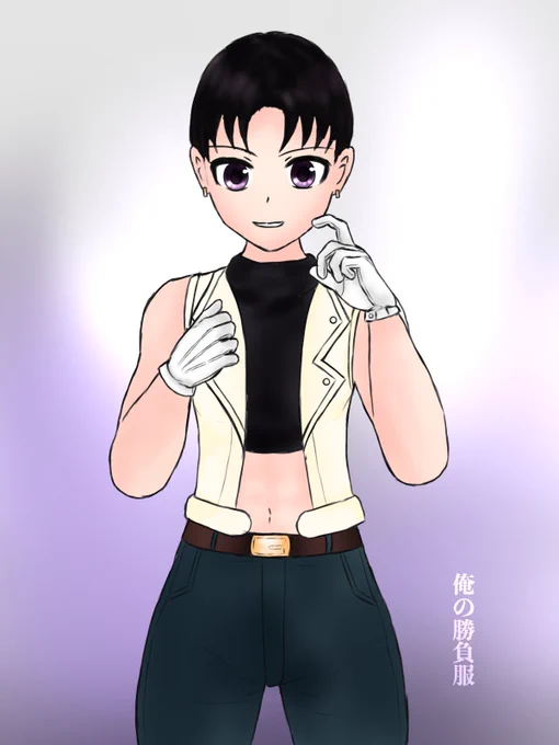 #自分で自キャラのグッドデザイン賞を主張するやっぱり無魂でしょう 看板娘の-(通常&勝負服) 