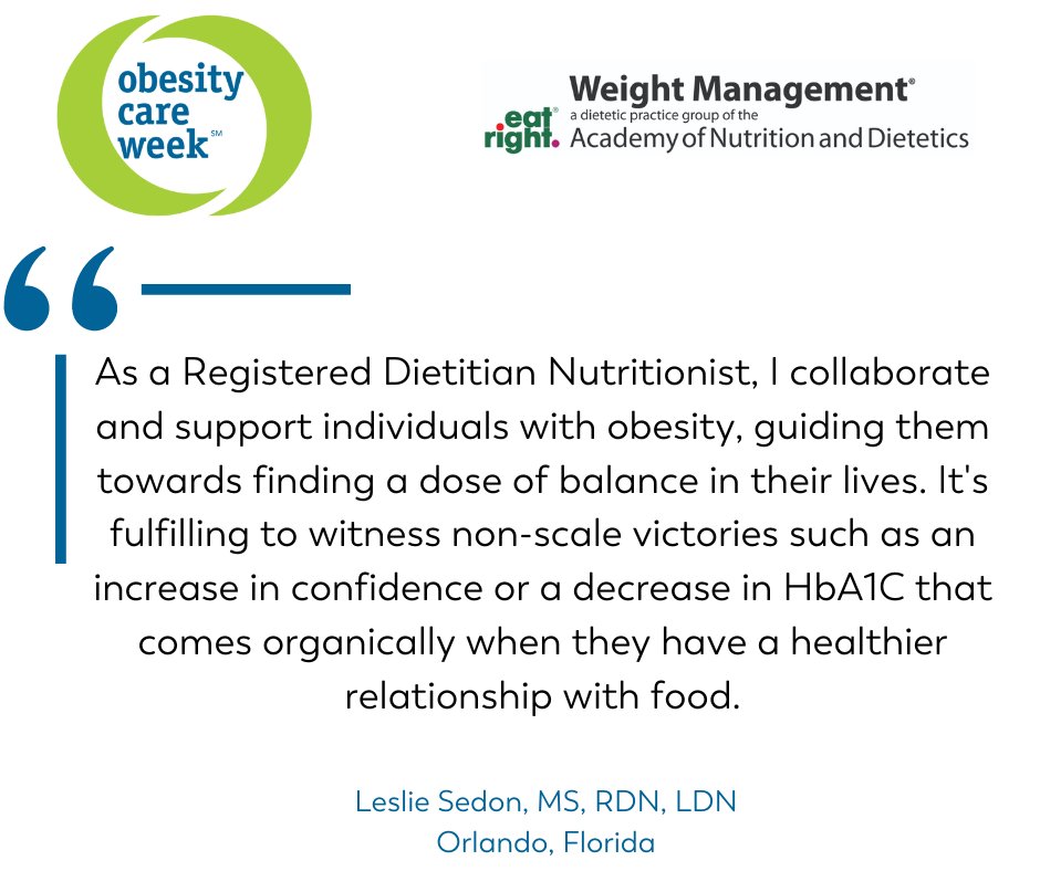 #ObesityCareWeek is the time to increase our understanding of obesity and the stigma attached. It’s past time to #StopWeightBias. 

Visit obesitycareweek.org to learn more and take action today!