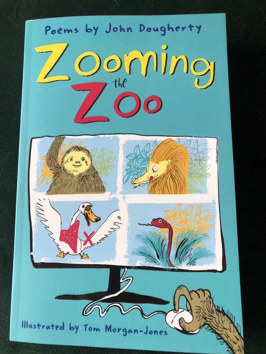A hearty endorsement for this poem by John Dougherty, from the fabulous Zooming the Zoo, illus @TomMorganJones published by @OtterBarryBooks - #andsosayallofus @bouncemarketing