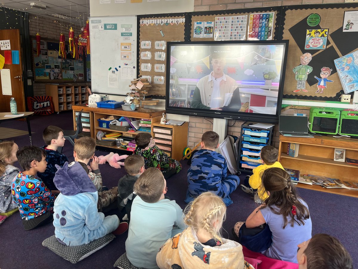 portellenps's tweet image. Very excited to have a day packed full of #WorldBookDay2024 activities throughout the day here! Paired reading already taken place and now a @BBCLiveLessons with some awesome #authors and #Illustrators