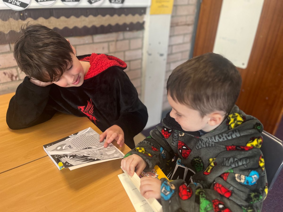 portellenps's tweet image. Very excited to have a day packed full of #WorldBookDay2024 activities throughout the day here! Paired reading already taken place and now a @BBCLiveLessons with some awesome #authors and #Illustrators