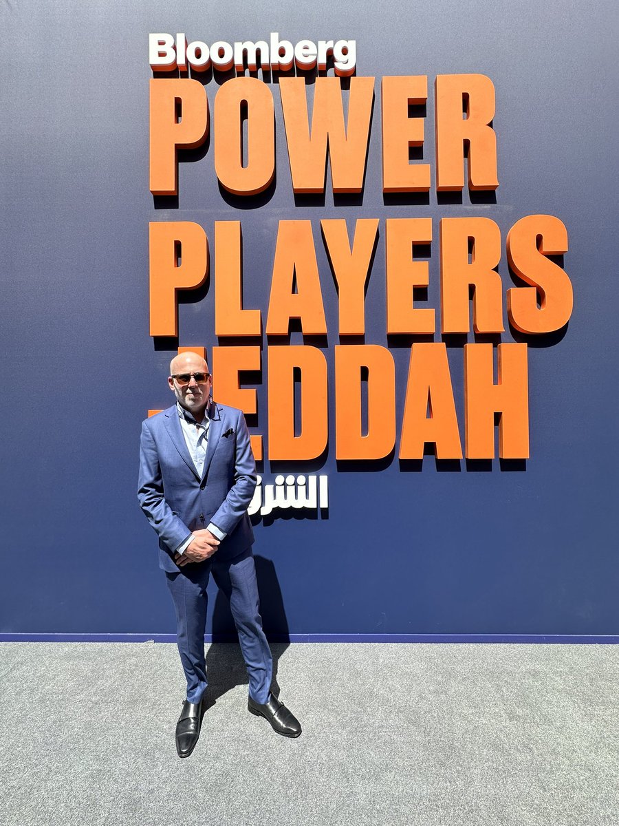 Great day at the <a href="/Bloomberg/">Bloomberg</a> #Powerplayers summit in Jeddah talking sports, finance and economic growth in MENA. #finance #OrchardGlobal #Formula1