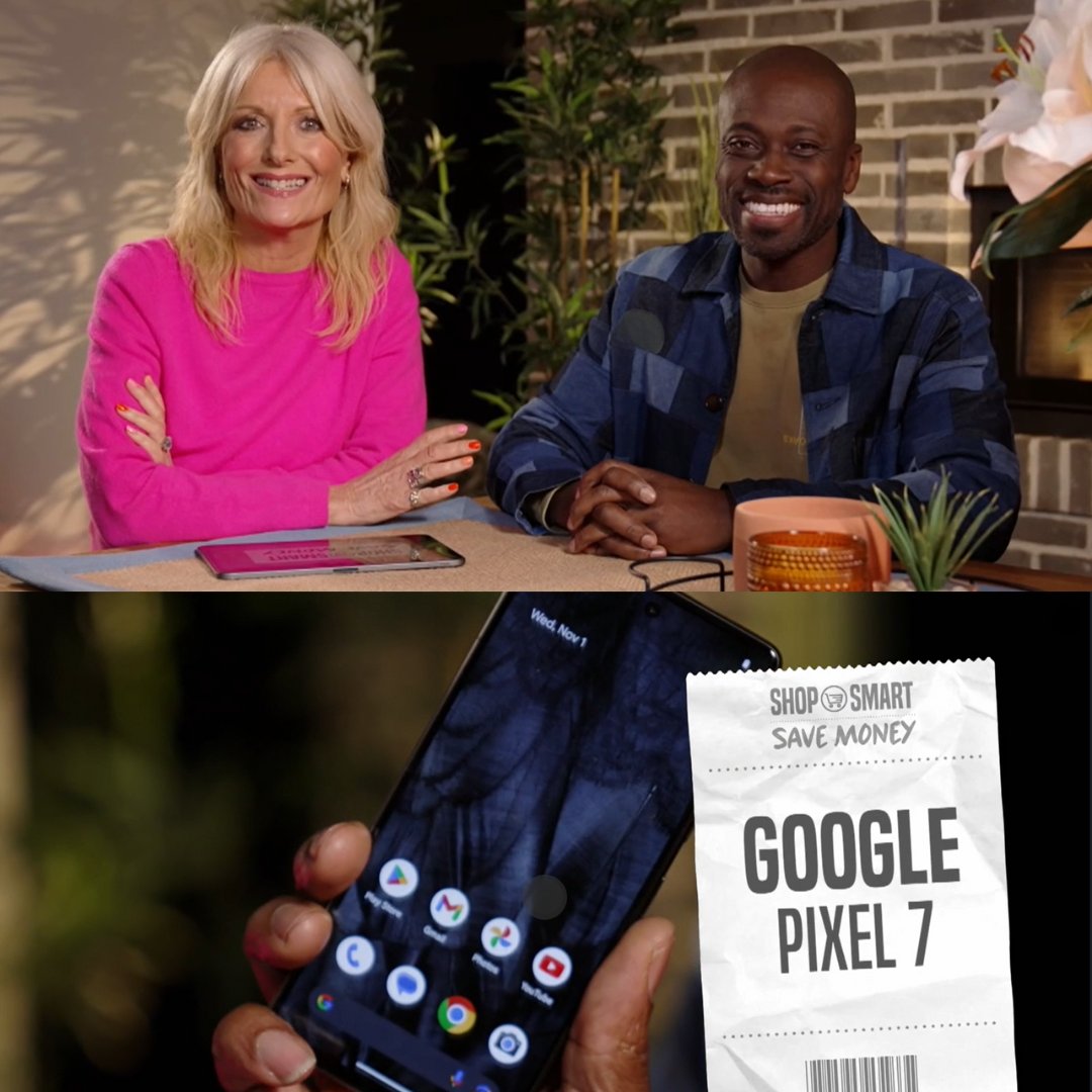 Mozilliondotcom's tweet photo. Awesome to see Gaby Roslin and Ortis Deley on TV last night, talking about buying a refurbished phone...from Mozillion!

We appeared on the Channel 5's Shop Smart, Save Money for the 2nd time - helping a family find a phone with a better camera that wouldn't cost the earth 🌱 https://t.co/tm4g0NJKSV