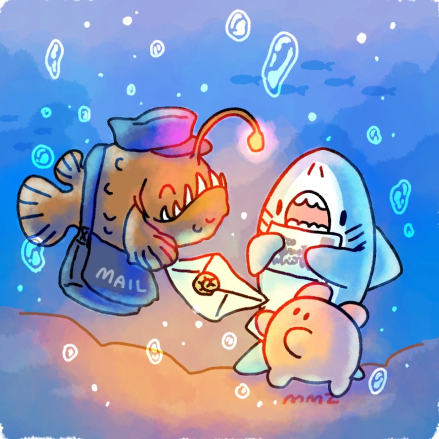 「#さかなの日 」|サメとメンダコ🦈🐙namelessmm2のイラスト