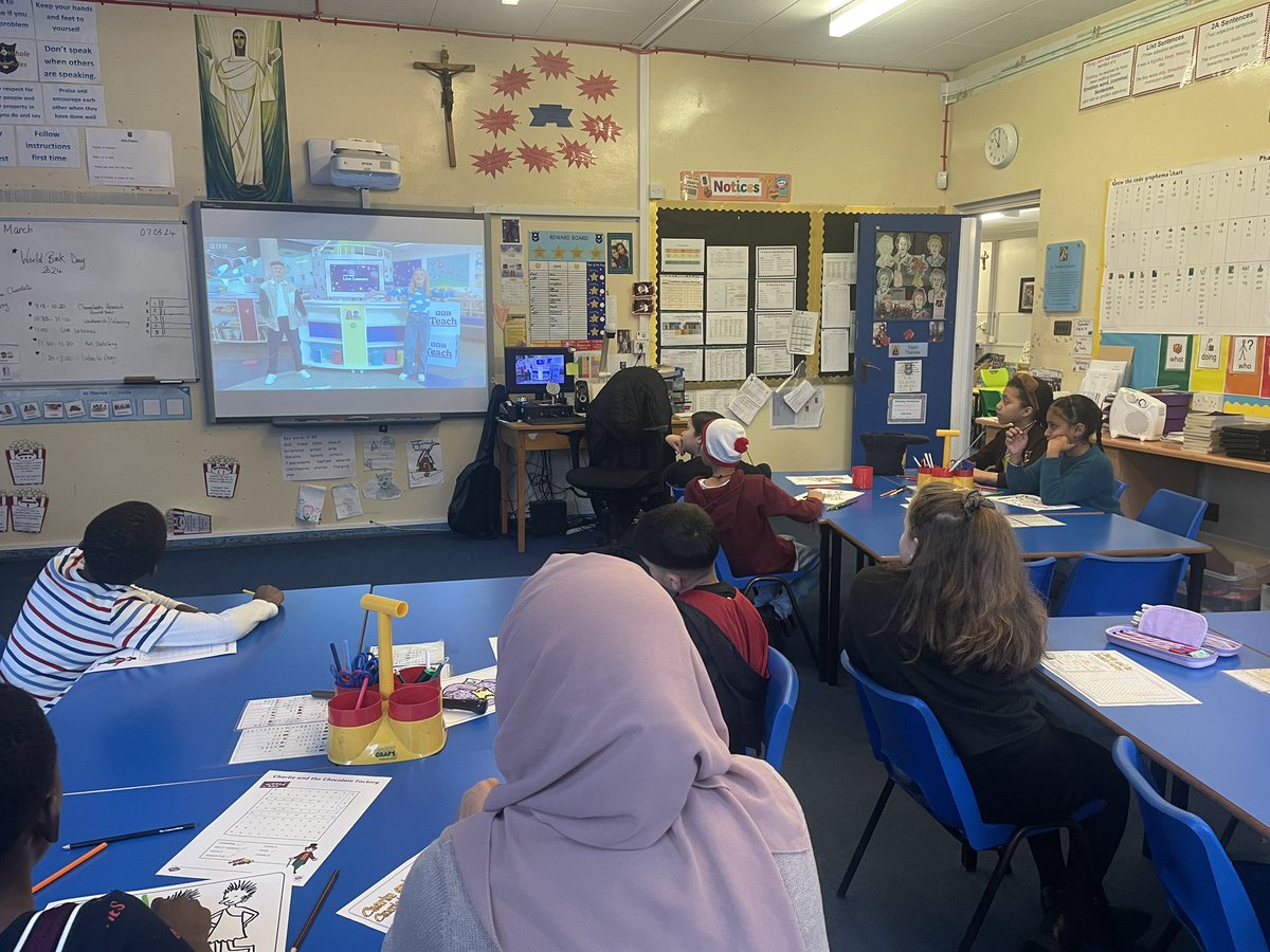 StClaresVoice's tweet image. More WBD moments! Including Live lesson with BBC! #bbcteach