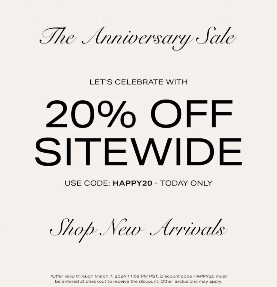 snkr_twitr's tweet photo. AD: Today Only: 20% off SITEWIDE w/code HAPPY20 via Revolve 

Men https://t.co/7dKeYcVJXS
WMNS https://t.co/tEcdeOJOAJ https://t.co/wUC6wYDg1r