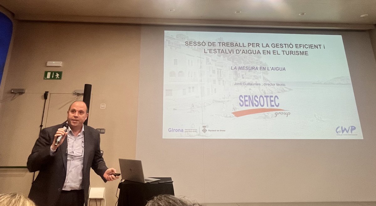 CatalanWaterP's tweet photo. @Protecniagrupo @AerisTec @EcoSistemsWater Finalment solucions digitals com #defcon8, de sensòrica amb #sensotec i de IOT de #aonchip Totes aquestes solucions han estat introduïdes per @lucia_sin_tilde Area Manager del CWP i aniran seguides de reunions entre empreses de l’aigua amb establiments turístics. https://t.co/UywHbwzxqy