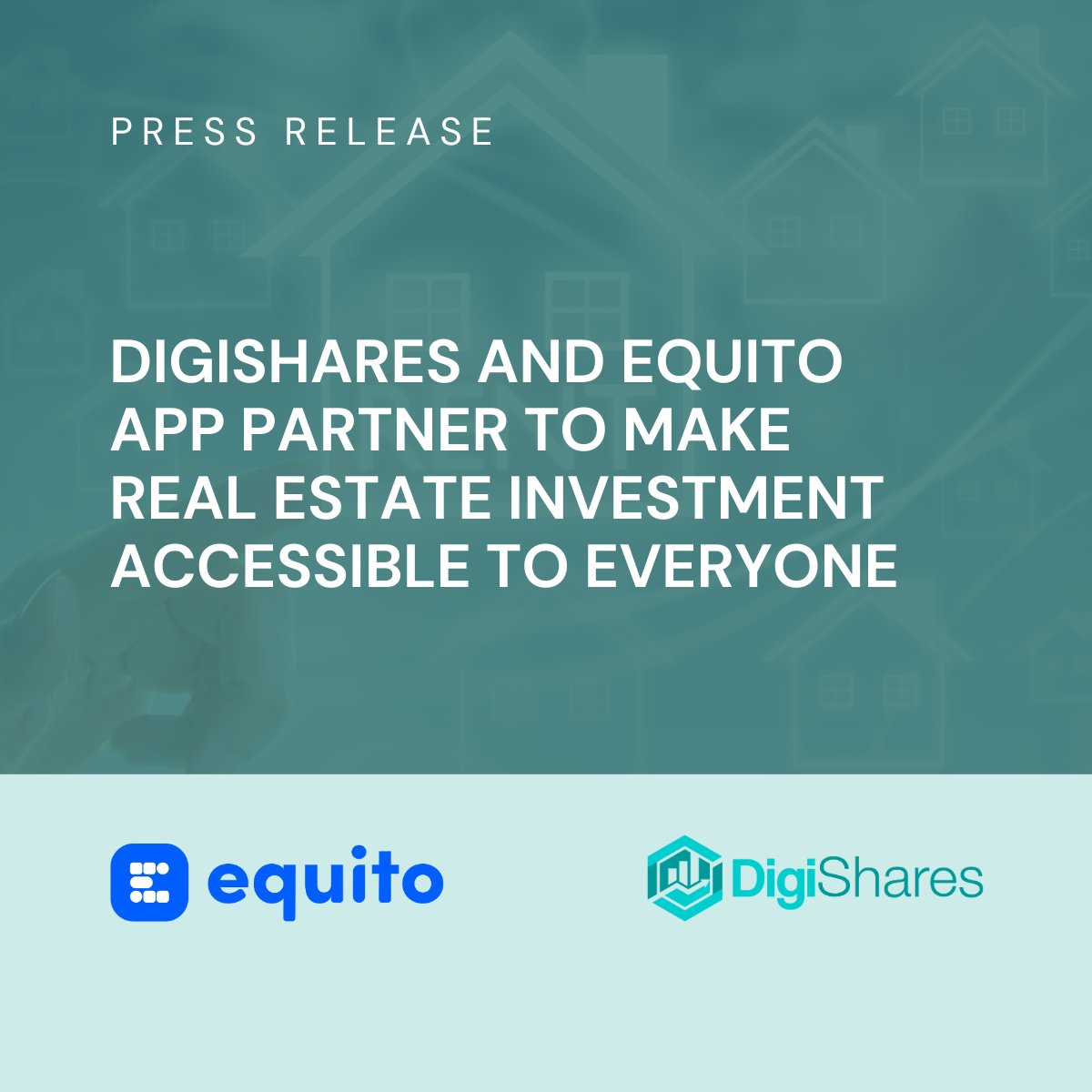 DigiShares is excited to announce a strategic partnership with Equito App, a Spanish start-up in the #realestate and #fintech domain. This partnership aims to enable anyone to #invest in real estate starting from €100, in just 2 minutes, and receive monthly rental income. ✅…