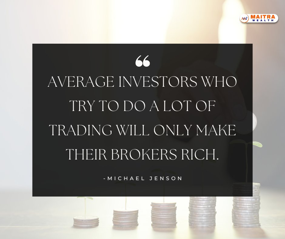 MaitraWealth's tweet image. Today&apos;s Quote!
&quot;Average Investors who try to do a lot of trading will only make their brokers RICH.&quot;
-Michael Jenson

#quotesoftheday #marketupdate #sharemarketbasics #quote #beginners #tamil #stockmarketforbeginners #maitrawealth