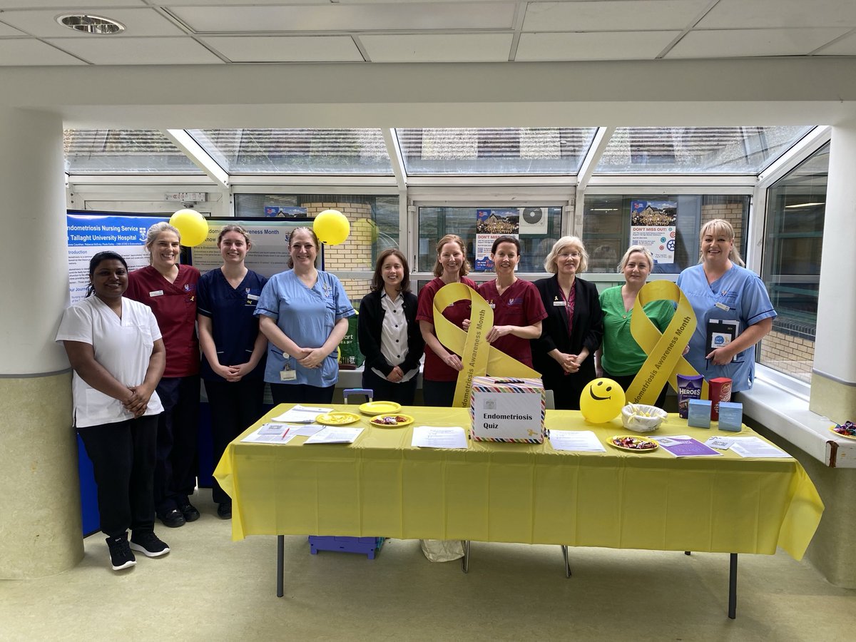 Great promotion of Endometriosis Awareness Month in @TUH_Tallaght⁩. Well done to all the team & our Clinical Specialist Physio ⁦@SarahDinneen123⁩ #TUHWorkingTogether #proudphysiomanager ⁦@AineOBrien8⁩ ⁦@eimearculligan⁩ ⁦@grawall⁩ ⁦@eimear_lee⁩