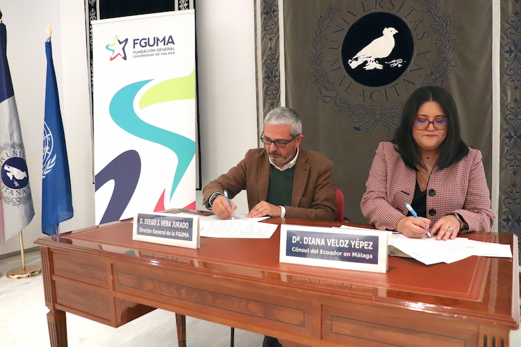 fguma's tweet photo. 🗞️ Noticia I El Consulado de Ecuador @cecumalaga se une como colaborador de la #FGUMA
🤝 Las actividades conjuntas se llevarán a cabo a través del @CEIT_FGUMA
➕ℹ️ https://t.co/mpPBTybaJB
#ActividadesFGUMA #CEIT #Ecuador https://t.co/CDVU0FUCRH