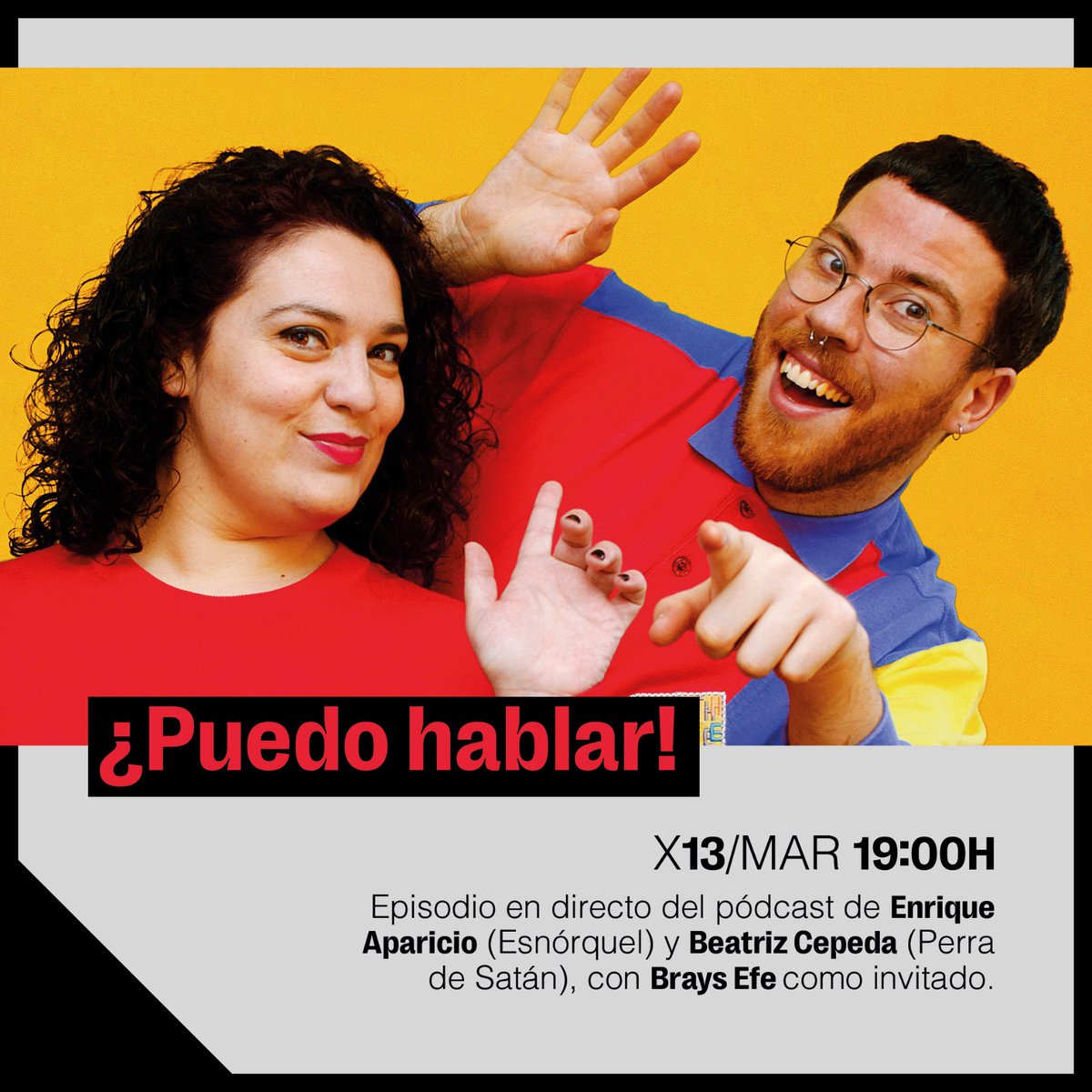 🛎️🛎️ DING DING DING DING🛎️🛎️ El próximo miércoles día 13 grabaremos un episodio en directo desde @Academiadecine junto a @braysefe 🩷🩷 ¡¡Es gratis!! Pero hay que recoger invitación. Estarán disponibles a partir de HOY a las 13h (os dejaremos link)