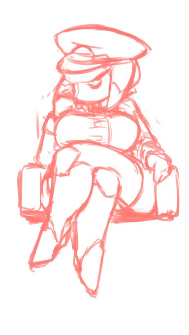 艦長ロボ娘さんはラフ上げてなかったような 