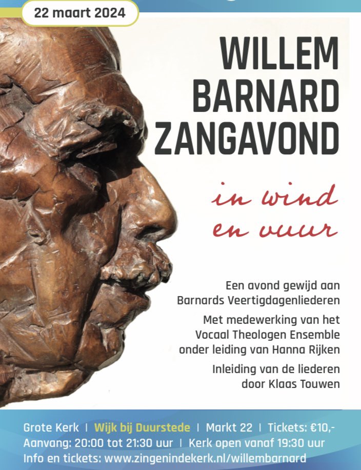 #WillemBarnard @HannaRijken #KlaasTouwen #VocaalTheologenEnsemble #40dagen #WijkbijDuurstede 😇 @GDTroost @GerdavandeHaar