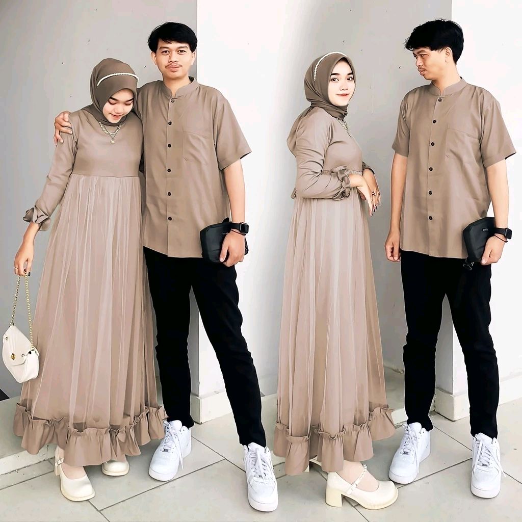 Cek CP SET MARHABAN | SETELAN GAMIS COUPLE BAJU PASANGAN SHAKILA PREMIUM TILE TUTU dengan harga Rp143.540. Dapatkan di Shopee sekarang! shope.ee/1AydtPqHGM?sha…