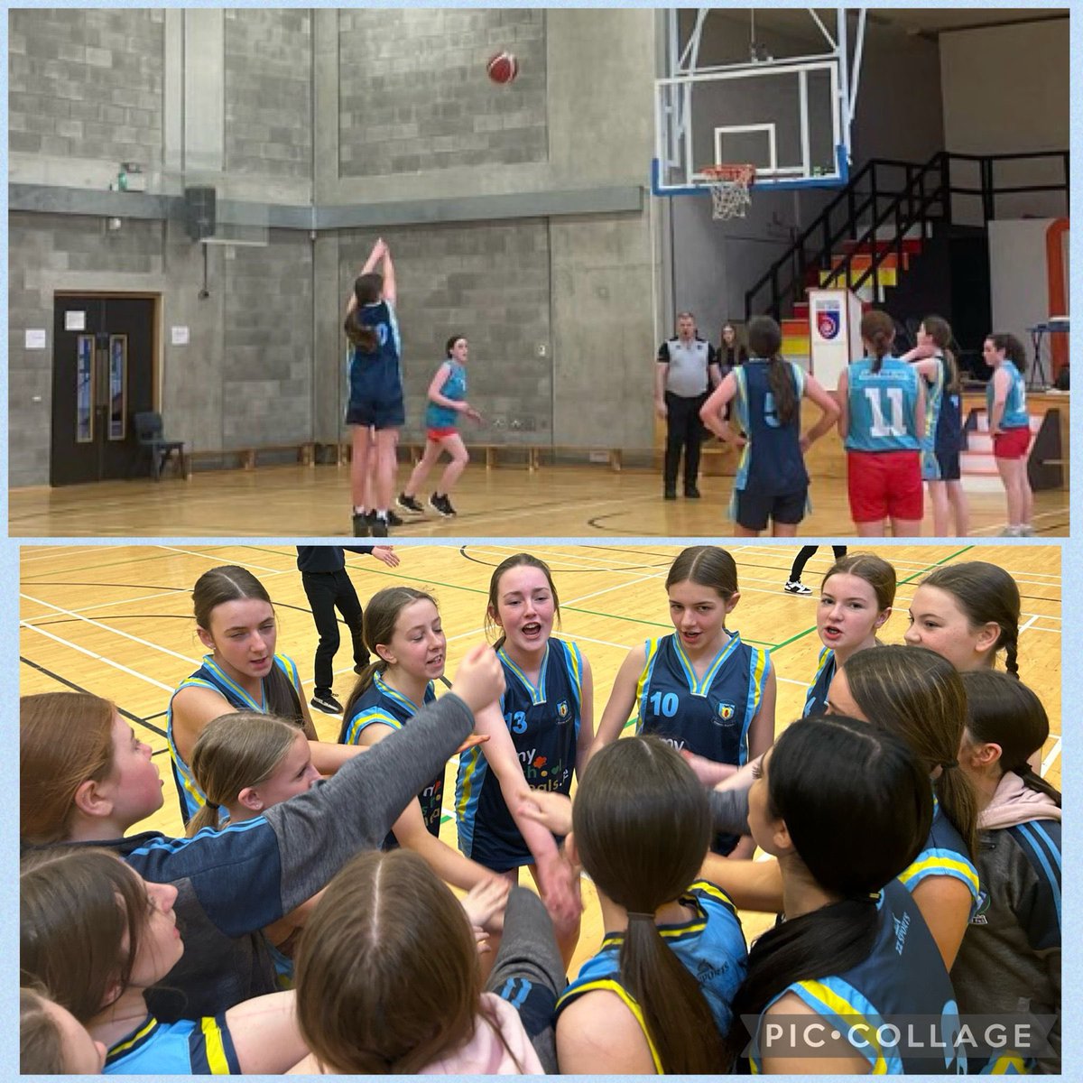 Well Done and Best Wishes to our 2nd year girls Basketball team who have reached the NE Semi Final against Colaiste Clavin this Friday⛹️‍♀️🏀
