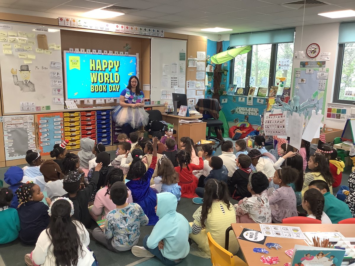 MeridianAngelPS's tweet image. World Book Day! We discussed how the day was going to look-What is your favourite book? #WorldBookDay2024