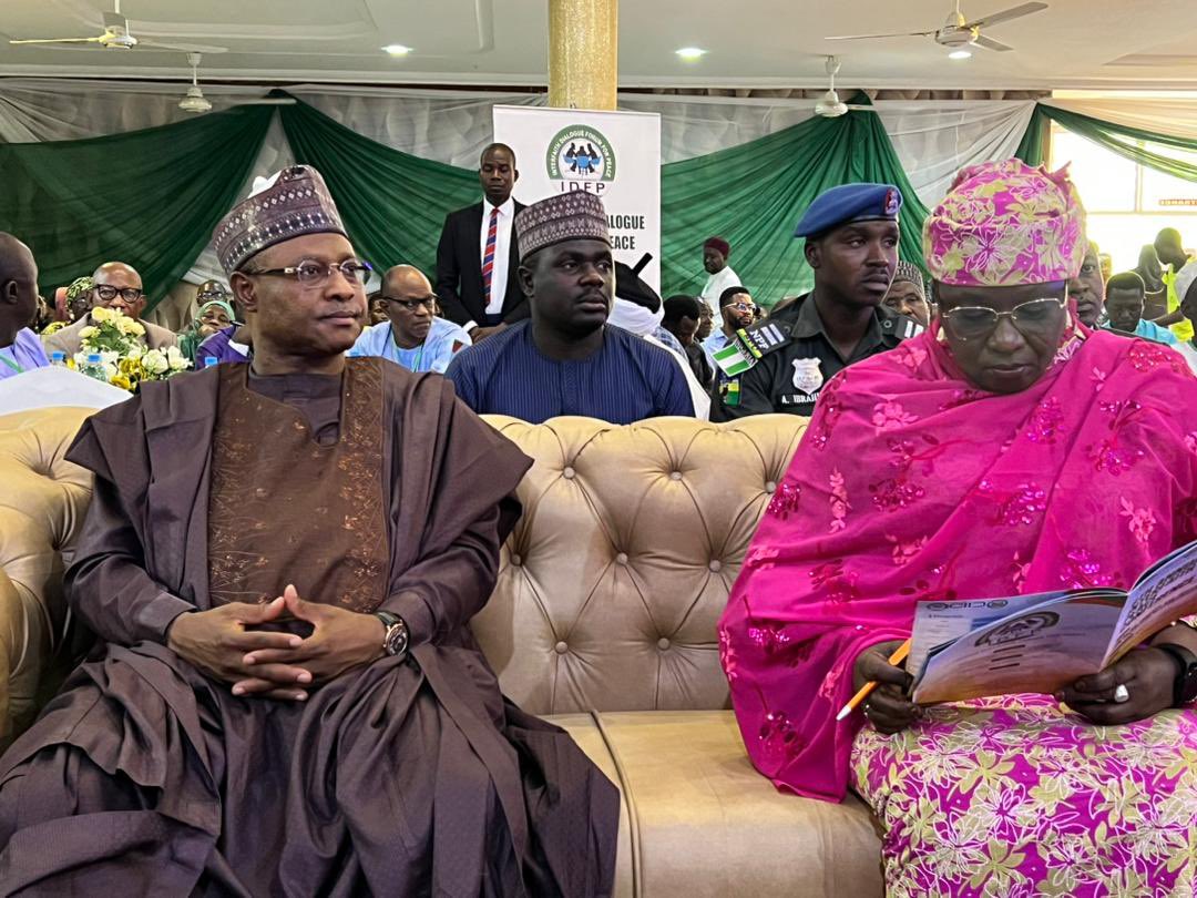 zaMusbeyNe_'s tweet photo. The Executive Governor of Kaduna State Gov. Uba Sani, Deputy Governor Dr. Hadiza Sabuwa Balarabe, and other senior government officials are currently attending the 6th Annual Interfaith Peace Conference at Hotel Seventeen in Kaduna. https://t.co/mcDXXZe0HU