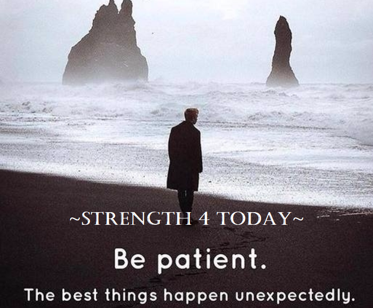 Strengthfor2day's tweet photo. Be Patient.
The Best Things Happen Unexpectedly.

#Patience #BePatient #BestThings #Unexpectedly #RecoveryPosse #Strengthfor2day https://t.co/eDV3L5ZFNK