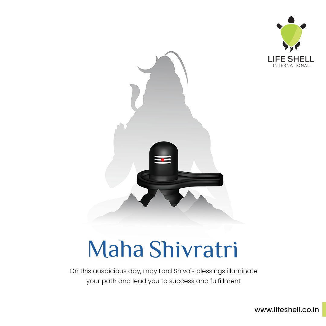 May the divine grace of Lord Shiva bring happiness, prosperity, and good health to you and your loved ones. 
.
.
#lifeshellinternational #mahashivratri #divineblessings #harharmahadev #spiritualjourney #innerpeace #celestialenergy #divinecelebration