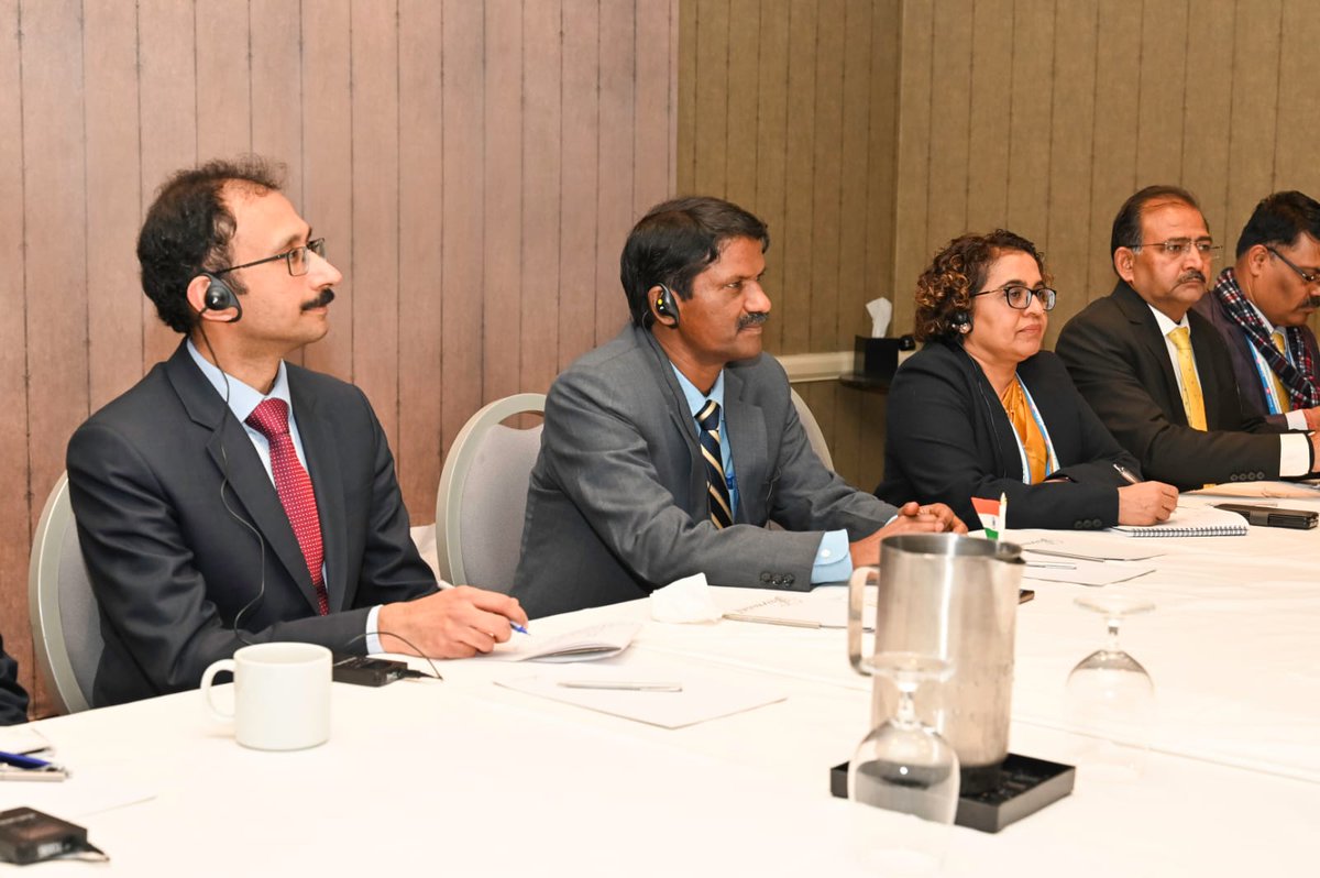 Indian delegation, led by Shri V.L. Kantha Rao, Secretary, @MinesMinIndia, held a meeting with the Argentina delegation during the #PDAC2024. The discussions centered around accelerating KABIL's involvement in exploration and development of recently acquired five lithium brine…