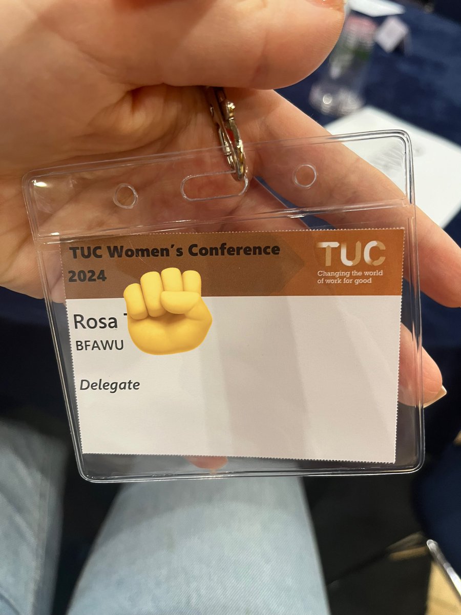 Day 2 of #TUCwomensconference as a delegate of @swunion_uk branch of @BFAWUOfficial ✊☂️🥖 #TUCwomen