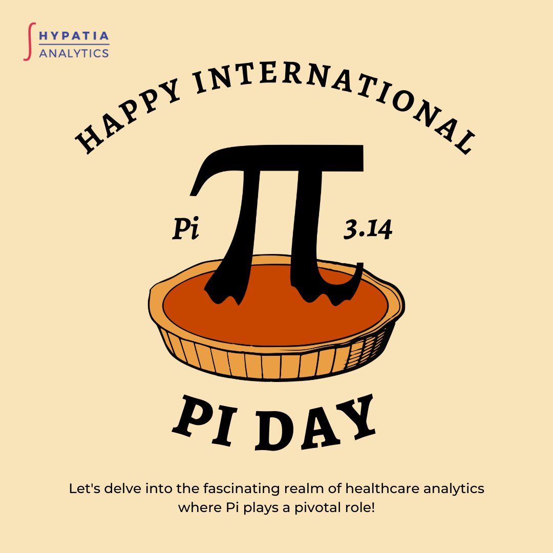 π March 14th marks a special celebration – Pi Day! 🎉

Beyond just indulging in a slice of pie 🥧, let's delve into the fascinating realm of #HealthcareAnalytics where Pi plays a pivotal role ⬇️