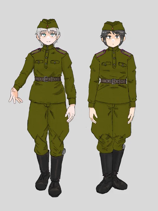 #TLを素立ちでいっぱいにしようこっちに上げられる最近の絵は概ね立ち絵。 