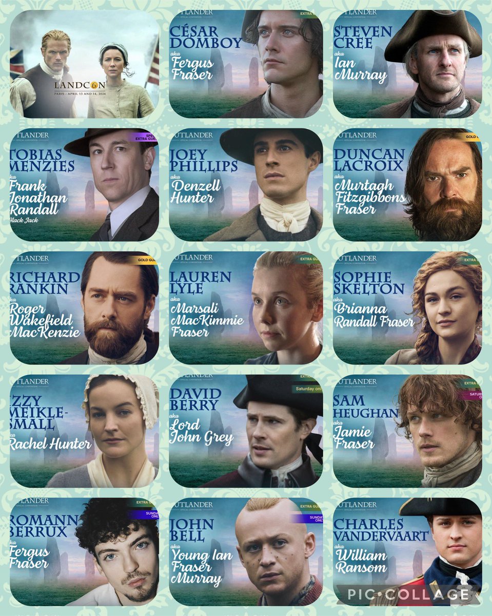 OutlanderFrance's tweet photo. Quelle affiche pour la #LC6 #LandCon6 #TheLandCon6 @TheLandCon ๐ฑ๐ฑ๐ฑ #outlander #outlanderconvention https://t.co/PXSPtxUa7K