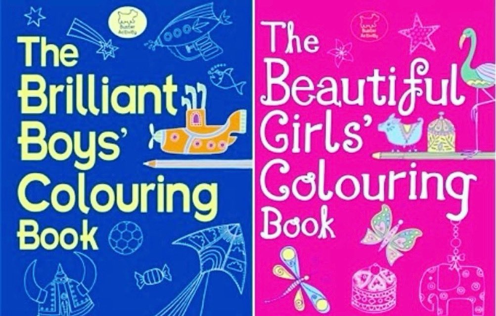 Happy #WorldBookDay! It’s now ten years since the launch of our #LetBooksBeBooks campaign on #WorldBookDay in 2014 (in partnership with children's booksellers @LetterboxLib) to ask publishers to drop the labels & ditch gendered titles like these… lettoysbetoys.org.uk/about/letbooks…📚