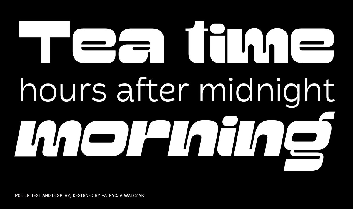 Very nice typography from <a href="/PatrycjaWalczak/">Patrycja Walczak</a> + <a href="/TypeTogether/">Veronika, José</a> 
type-together.com/poltik-sneak-p…